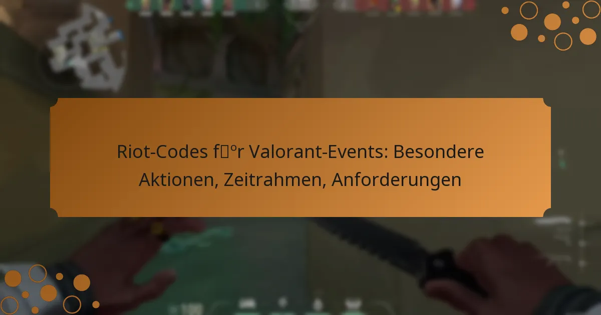 Riot-Codes für Valorant-Events: Besondere Aktionen, Zeitrahmen, Anforderungen